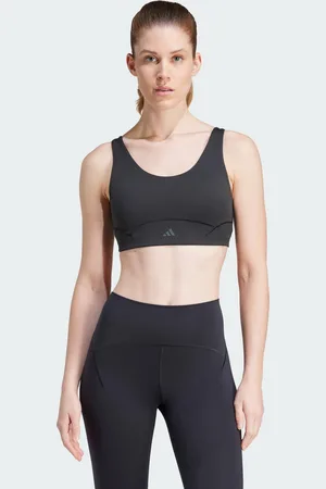 adidas Womens All Me Luxe Medium-Support Bra - Recycled Material - Size S (A-B)
