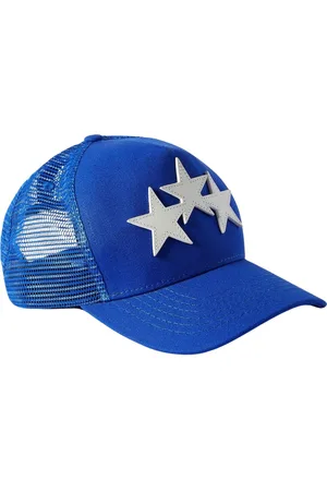 AMIRI Mens 3 Star Logo Pond Trucker Hat Cotton - One Size