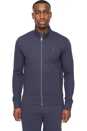 Duck and Cover Mens Hannings Full Zip Top (Dark ) - Size Medium
