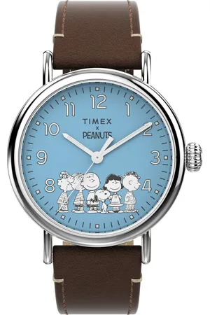 Timex Peanuts Waterbury Standard Mens Watch TW2V89800 Leather - One Size