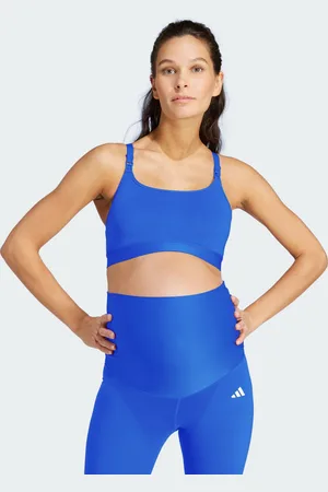 adidas Womens Powerimpact Medium-Support Maternity Bra - Recycled Material - Size XS (A-B)