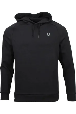 Fred Perry Mens Ripstop Tricot Hoodie Cotton - Size Medium