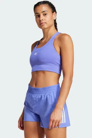 adidas Womens Run Pocket Medium-Support Bra - Recycled Material - Size 2XL (A-B)