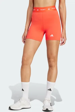 adidas Womens TECHFIT Short Leggings - Recycled Material - Size M - 4"