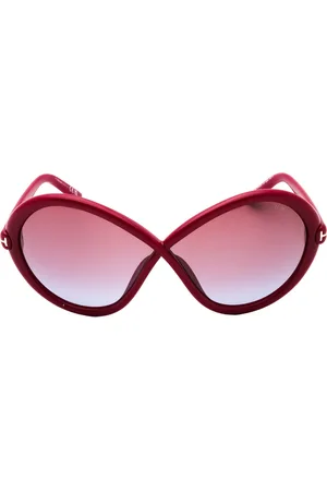 Tom Ford Womens Shiny Fuxia Frame Sunglasses - One Size