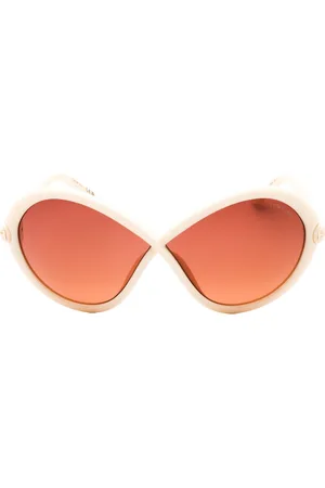 Tom Ford Womens Gradient Bordeaux Lensed Frame Sunglasses - One Size