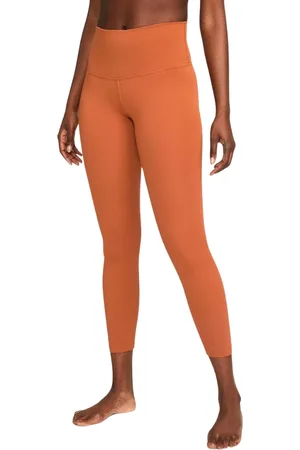 Nike Womens Dri-Fit Rust Yoga Leggings - Size Small