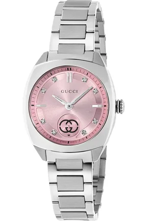 Gucci Womens YA142511 Interlocking Quartz 29mm Ladies Watch - - One Size