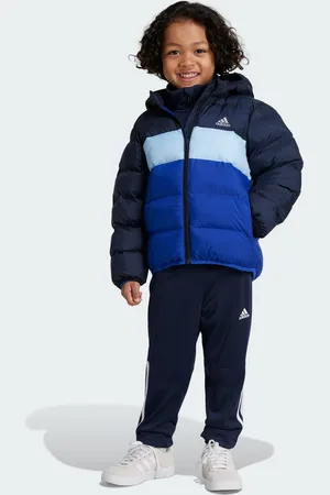 adidas Kids Unisex Synthetic Down Jacket - Recycled Material - Size 7-8Y