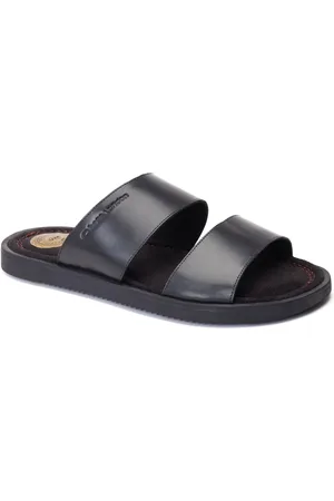 Base London Maven Leather Mens Sandals - Size UK 10