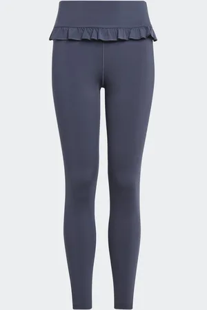 adidas Childrens Unisex Yoga AEROREADY High-Rise 7/8 Tights - Recycled Material - Size 14-15Y