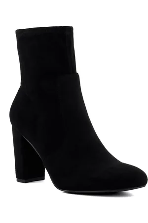Dune Womens Ladies Orli - Block-Heeled Ankle Boots - Micro Fibre - Size UK 5