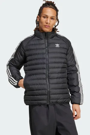adidas Mens Padded Collar Jacket - Recycled Material - Size Medium