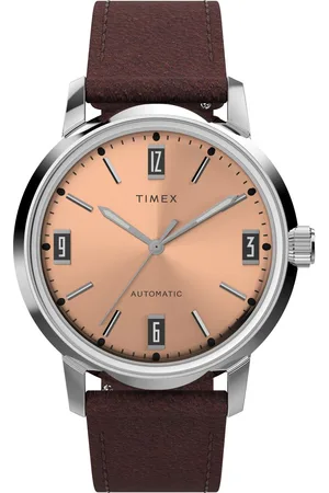 Timex Marlin Automatic Mens Watch TW2W33800 Leather (archived) - One Size