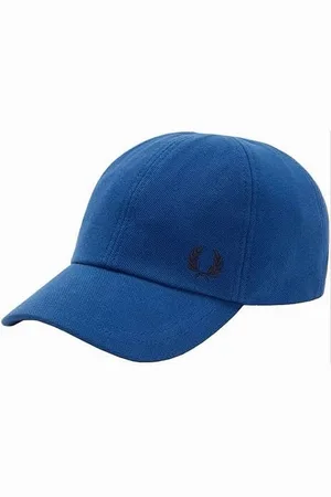 Fred Perry Mens Pique Classic Cap Navy Hat Cotton - One Size