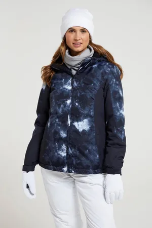 Mountain Warehouse Womens/Ladies Dawn II Printed Ski Jacket - Size 10 UK