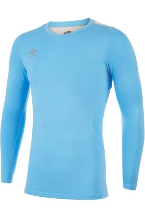 Umbro Mens Elite V Neck Base Layer Top (Sky ) - Size 2XL
