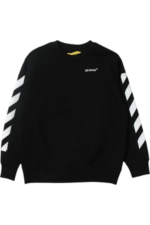 OFF-WHITE Boys Kids Rubber Arrow Logo Sweatshirt Cotton - Size 8Y