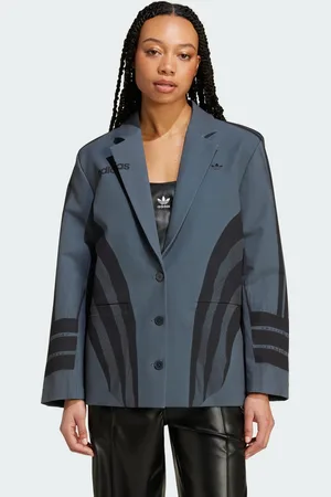 adidas Womens Atlanta Print Blazer - Recycled Material - Size 6 UK