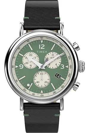 Timex Standard Chrono Mens Watch TW2V71000 Leather (archived) - One Size