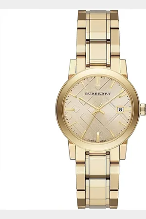 Burberry Womens BU9134 Ladies Watch The City 34mm Champagne - One Size