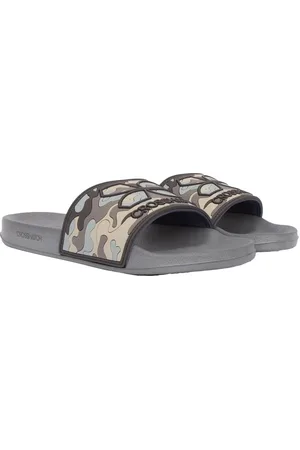 Crosshatch Mens Remorid Camo Sliders - Size UK 11