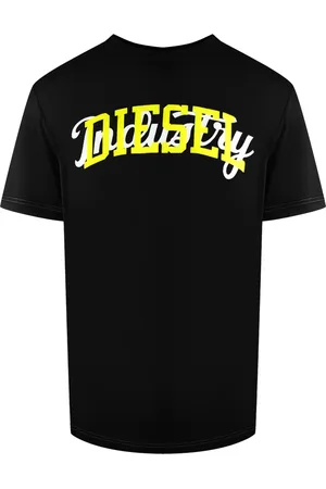 Diesel Mens Double Industry Logo T-Shirt Cotton - Size X-Large