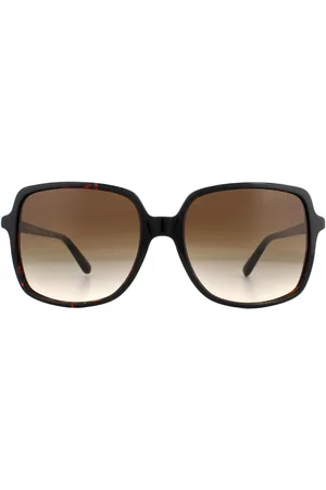 Michael Kors Square Womens Dark Tortoise Smoke Gradient Sunglasses - - One Size