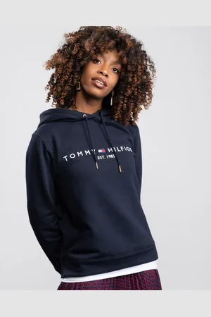 Tommy Hilfiger Heritage Logo Womens Hoodie - - Size Medium