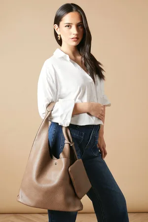 Oasis Womens Jenna Faux Leather Slouch Bag With Pouch And Coin Purse - - One Size