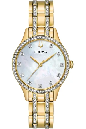 BULOVA Crystal / Dress WoMens Watch 98X119 Stainless Steel - One Size