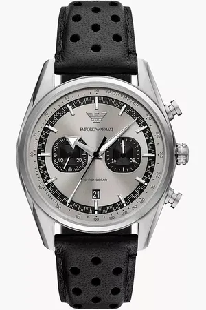 Emporio Armani Racer Mens Watch AR11677 Leather - One Size