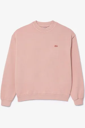 Lacoste Mens Loose Fit Natural Dye Sweatshirt in Cotton - Size X-Small