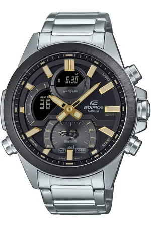 Casio Edifice Mens Watch ECB-30DB-1A9EF Stainless Steel - One Size