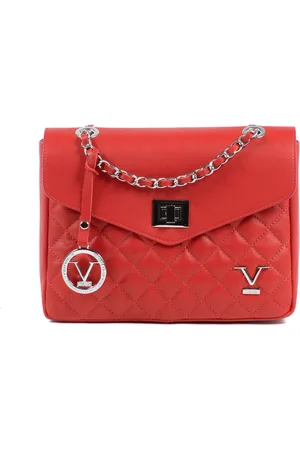 VERSACE 19V69 Womens Handbag V024-S SAUVAGE ROSSO Leather - One Size