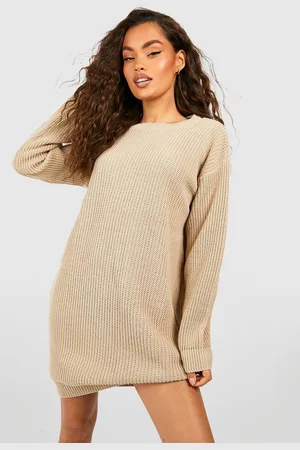 Boohoo Womens Crew Neck Jumper Dress - - Size Medium