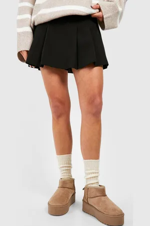 Boohoo Womens Single Knitted Thick Ribbed Sock Cotton - One Size