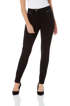 Roman Womens Zip Detail Stretch Trouser - - Size 18 UK