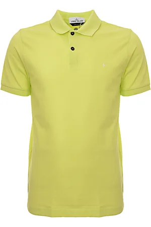Stone Island Mens Short Sleeve Polo In - Size Medium