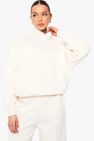 Boohoo Womens Raglan Seam Oversized Hoodie - Cotton - Size XL (Longest)