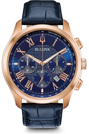 BULOVA Wilton Mens Watch 97B170 Leather - One Size