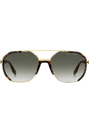 Marc Jacobs Womens Havana/ Frame Brown Gradient Lens Sunglasses Metal - One Size