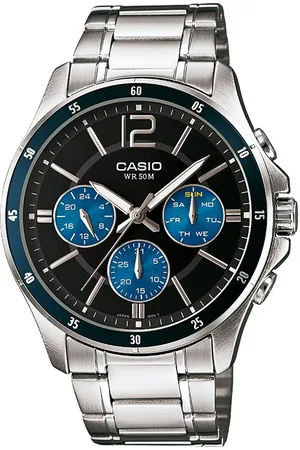 Casio Collection Mens Watch MTP-1374PD-2AVEF Stainless Steel - One Size
