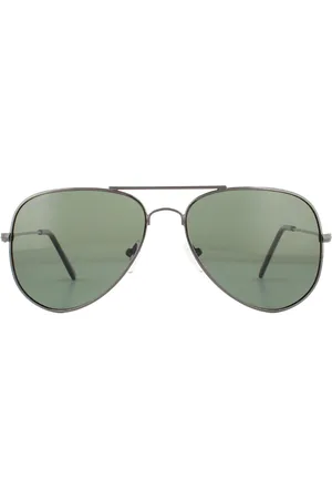 Montana Aviator Unisex Gunmetal Black Smoke Polarized Sunglasses - - One Size