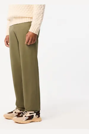 Lacoste Mens Straight Fit Cotton Twill Pants in - Size 30W/34L