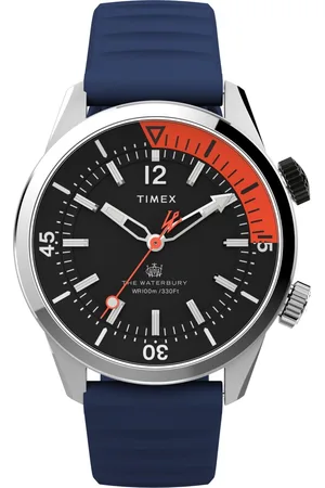 Timex Waterbury Dive Mens Watch TW2V73500 Silicone - One Size