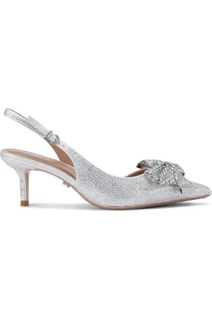 Carvela Womens Regal Bow Sling 2 Heels - Fabric - Size UK 8