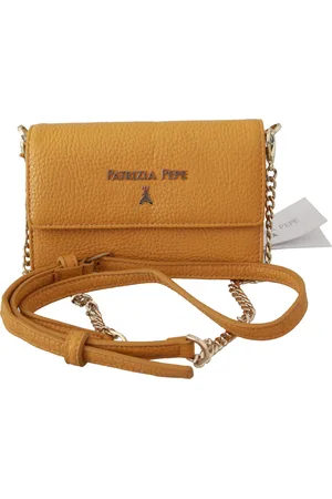 Patrizia Pepe WoMens Logo Leather Shoulder Strap Sling Bag - One Size
