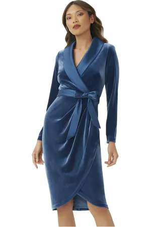 Adrianna Papell Womens Velvet Tuxedo Dress - - Size 18 UK