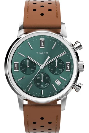 Timex Marlin Chrono Mens Watch TW2W10100 Leather (archived) - One Size
